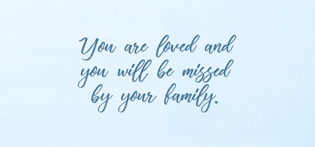 Blue Faux (You are Loved) PROOF